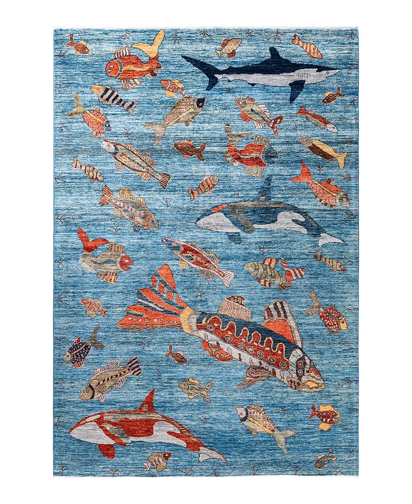 Adorn Hand Woven Rugs Serapi 6'x8'11" Area Rug