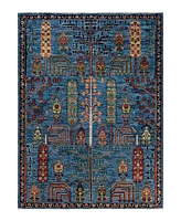 Adorn Hand Woven Rugs Serapi 4'2"x5'7" Area Rug