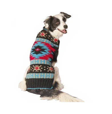 Chilly Dog Xxl Black Southwest Dog Sweater