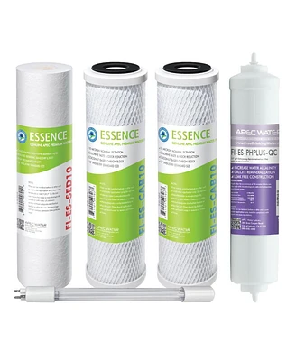 Apec Water Systems Apec Ro Replacement Filters Pre-filter Set for Essence Roes-PHUV75 Reverse Osmosis Systems (Stages 1-3, 5 and 7)