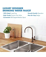 Apec Water Systems Apec Drinking Water Reverse Osmosis Faucet with Non Air Gap in Antique Wine