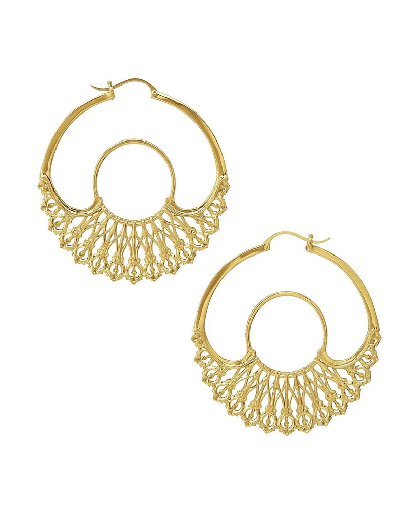 Astor & Orion Iris Hoops Gold