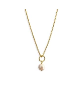 Astor & Orion Paloma Pearl Necklace Gold