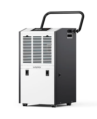 Waykar 155 Pints Commercial Dehumidifier w/ Drain Hose 8,000 Sq.Ft Dehumidifier