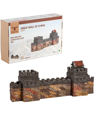 Wise Elk Mini Bricks Construction Set - Great Wall of China - Assorted Pre