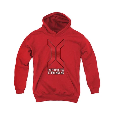 Infinite Crisis Boys Youth Title Pull Over Hoodie / Hooded Sweatshirt