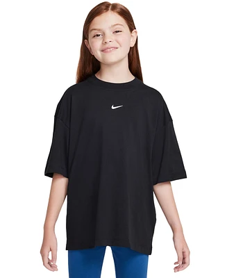 Nike Big Girls Sportswear Cotton Oversized T-Shirt