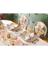 Mackenzie-Childs Rosy English Garden Salad/Dessert Plate