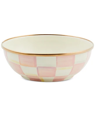 Mackenzie-Childs Rosy Check Everyday Bowl, 16