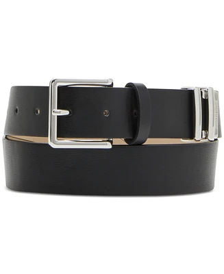 Steve Madden Women's Textured Double-Keeper Belt