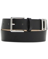 Steve Madden Women's Textured Double-Keeper Belt