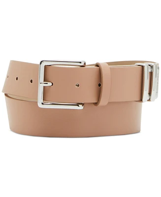 Steve Madden Women's Textured Double-Keeper Belt