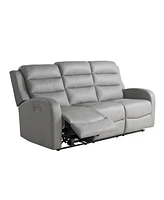 Relax A Lounger 77.2"W Polyester Akron Power Reclining Sofa