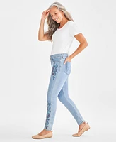 Style & Co Petite Mid-Rise Skinny Jeans, Created for Macy's