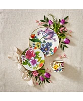 Mackenzie-Childs White Flower Market Mug