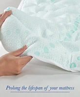 Mattress Pads Twin size, 3-Zone Cooling, Soft, Non-Slip Quilted Mattress Pad Twin Size