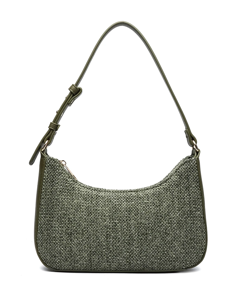 Like Dreams Eden Straw Shoulder Bag