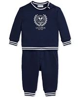 Polo Ralph Lauren Baby Us Open Fleece Sweatshirt & Pant Set