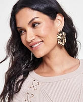 I.n.c. International Concepts Gold-Tone Leaf Drop Earrings, Created for Macy's