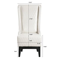 23" Wide Wing Back Chair, Side Chair For Living Room