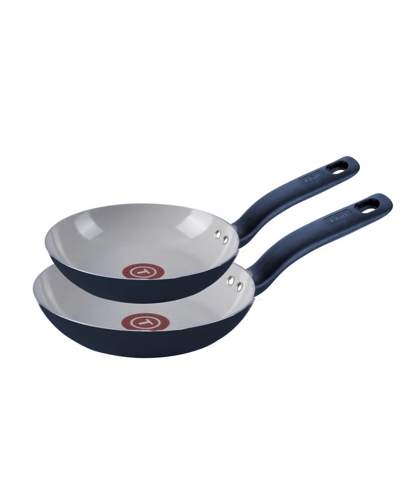 T-Fal Culinaire Ceramic Nonstick 8" 10" 2PK Frypan Set