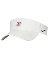 Nike Men's White Uswnt Ace Performance Adjustable Visor