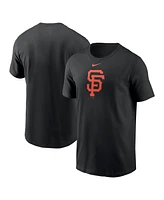 Nike Men's Black San Francisco Giants Fuse Logo T-Shirt