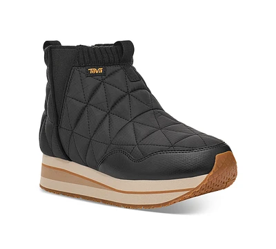 Teva Women's ReEmber Quilted Mid Platform Booties