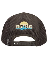 Pro Standard Men's Cream/Brown New York Knicks Glint Sunset Snapback Hat