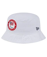 New Era Men's White U.s. Paralympics Bucket Hat