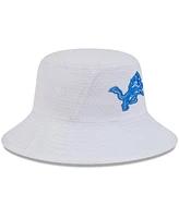 New Era Big Boys and Girls White Detroit Lions 2024 Nfl Training Camp Bucket Hat