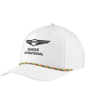 Ahead Men's White Genesis Invitational Alto Rope Tech Adjustable Hat