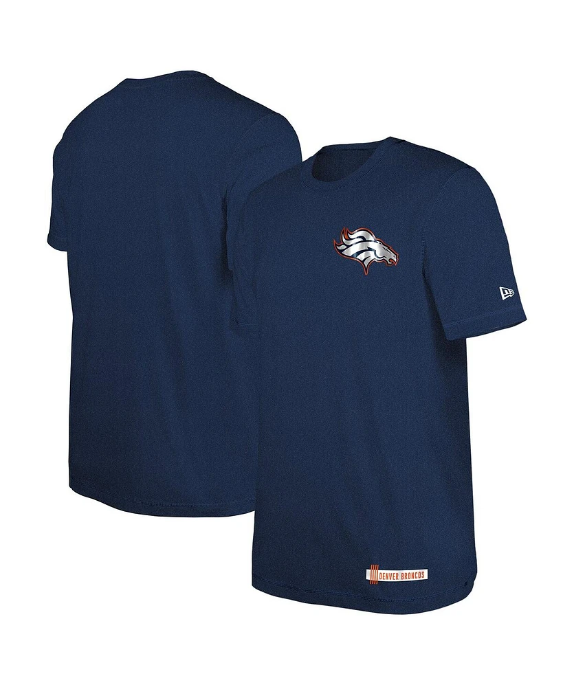 New Era Men's Navy Denver Broncos 2024 Nfl Training Camp T-Shirt