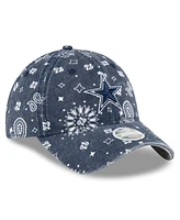 New Era Women's Navy Dallas Cowboys Paisley 9TWENTY Adjustable Hat
