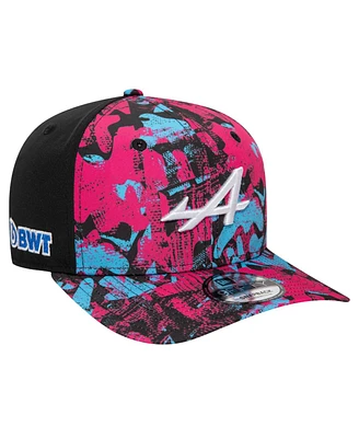 New Era Men's Pink/Black Alpine 2024 British Grand Prix 9FIFTY Snapback Hat