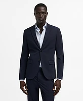 Mango Men's Super Slim-Fit Stretch Fabric Suit Blazer