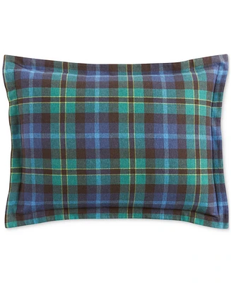 Charter Club Campbell Plaid Flannel Sham, Standard, Exclusively at Macy's