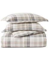 Charter Club Fireside Plaid Flannel Comforter, Twin, Exclusively at Macy's