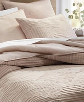 Closeout! Oake Concentric Square Matelasse 3-Pc. Comforter Set, King, Exclusively at Macy's