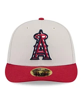 New Era Men's Red Los Angeles Angels 2024 Fourth of July Low Profile 59FIFTY Fitted Hat