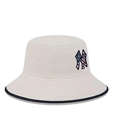 New Era Men's Khaki New York Yankees 2024 Fourth of July Bucket Hat