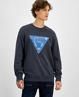 Guess Men's Regular-Fit Triangle Logo Patch Sweatshirt