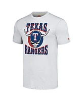 Homage Men's Ash Texas Rangers Grateful Dead Tri-Blend T-Shirt