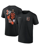 Fanatics Men's Black San Francisco Giants Split Zone T-Shirt