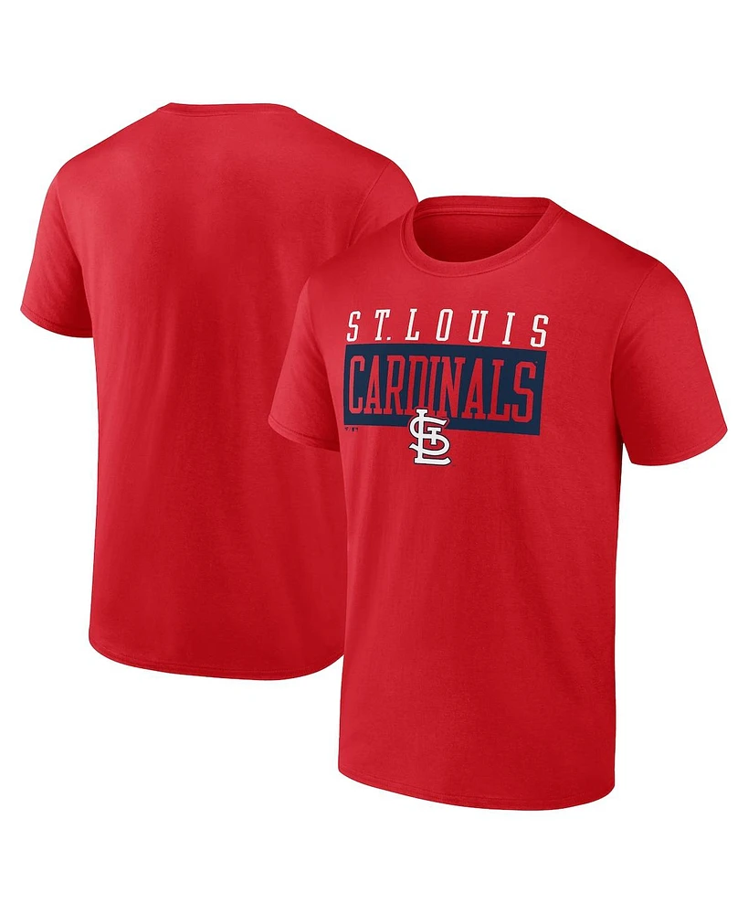 Fanatics Men's Red St. Louis Cardinals Hard To Beat T-Shirt