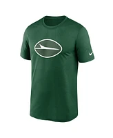 Nike Men's Green New York Jets Legend Logo Performance T-Shirt