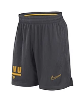 Nike Men's Anthracite West Virginia Mountaineers 2024 Sideline Mesh Shorts