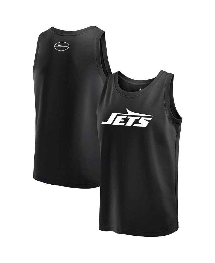 Fanatics Men's Black New York Jets Elements Tank Top