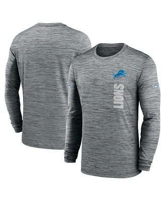 Nike Men's Detroit Lions 2024 Sideline Velocity Performance Long Sleeve T-Shirt