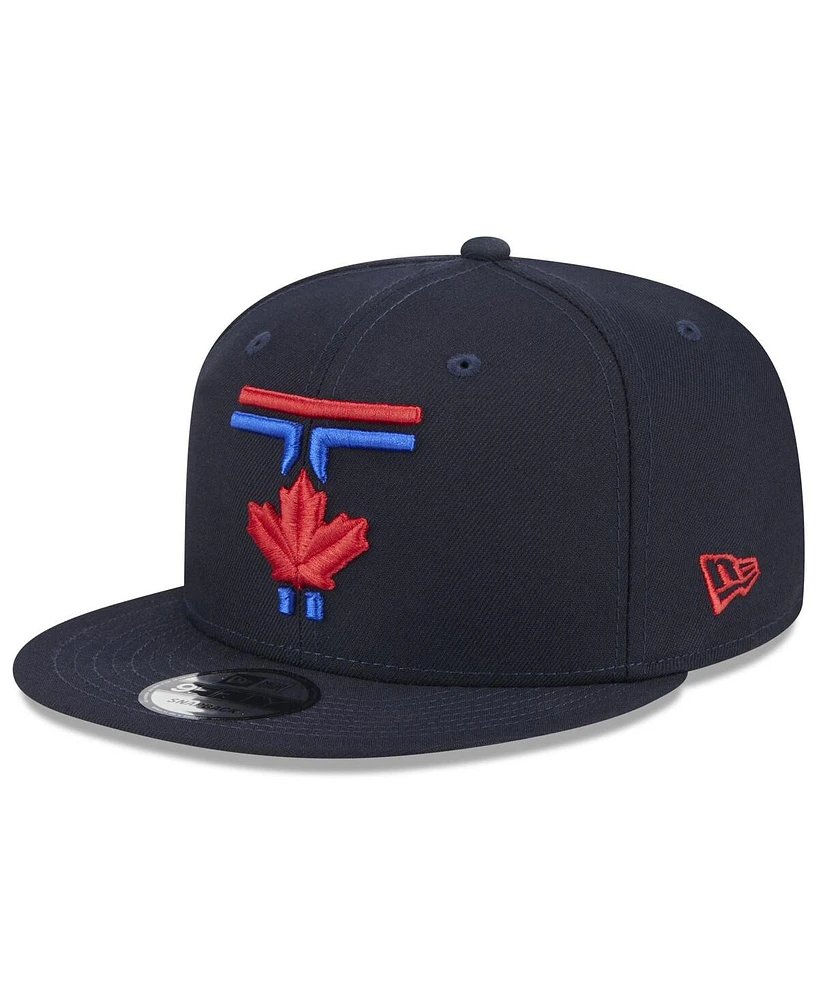 New Era Big Boys and Girls Navy Toronto Blue Jays 2024 City Connect 9FIFTY Snapback Hat